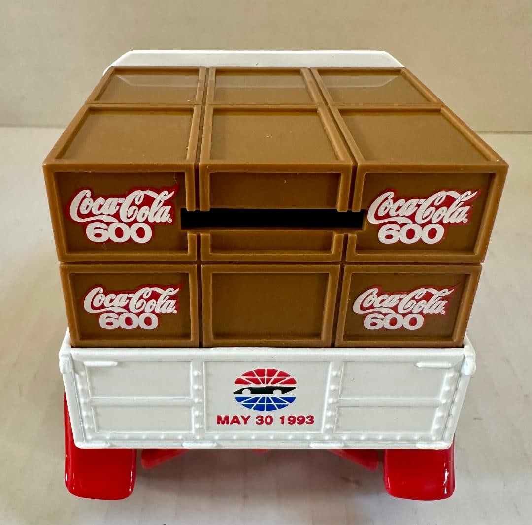 Vintage 1993 Coca-Cola MODEL A PICKUP Coca-Cola 600 Die Cast Metal Coin Bank with Rubber Tires in... - 7