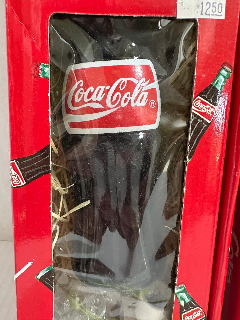 Lot of 3 Vintage 1993 COCA-COLA Bottle Night Lights in Original Unopened Boxes - 3