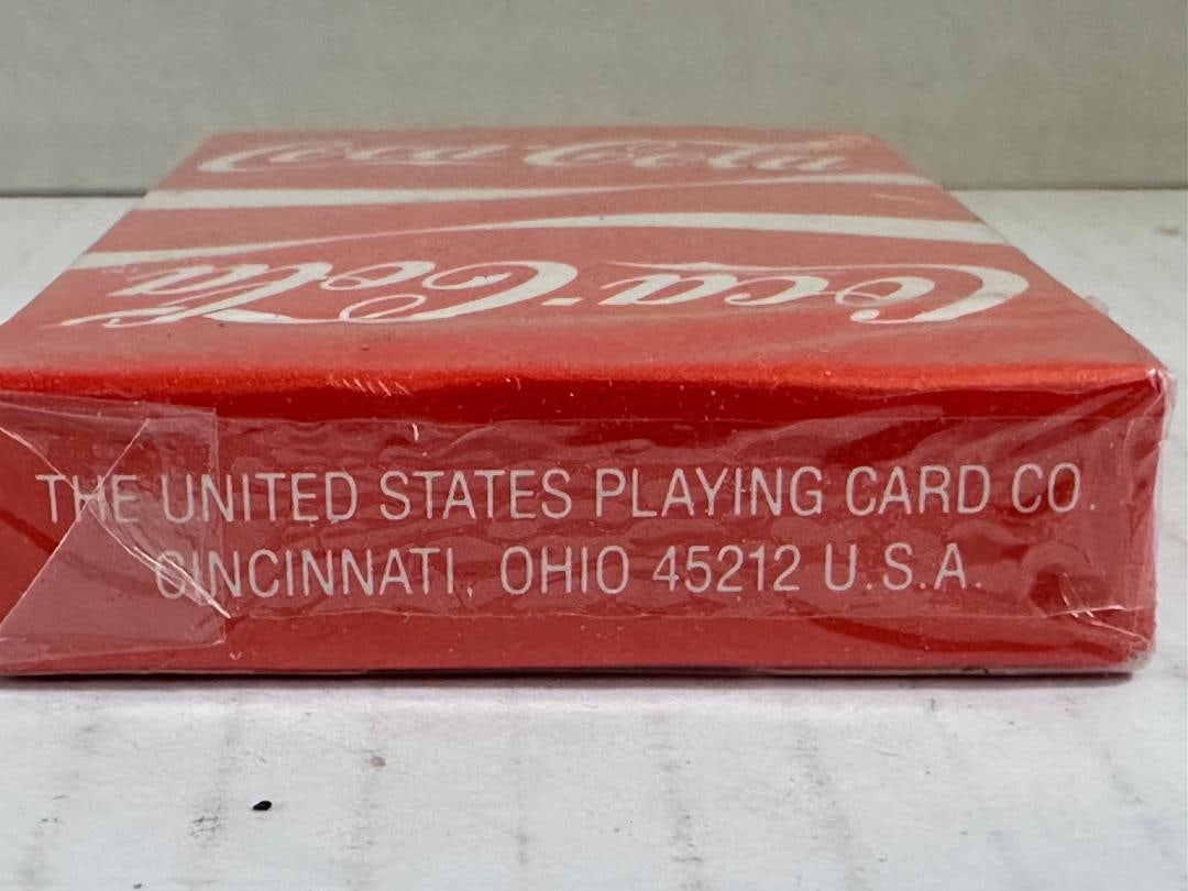 Vintage 1984 Coca-Cola Unopened/Sealed Bridge Playing Cards - 2