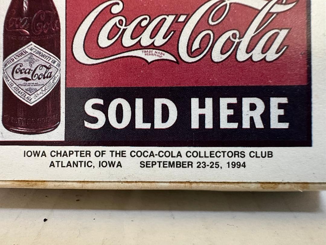 1994 Sealed/Unopened, 10th Anniversary Iowa Chapter Coca-Cola Collectors Cards, Plastic Coated - 2