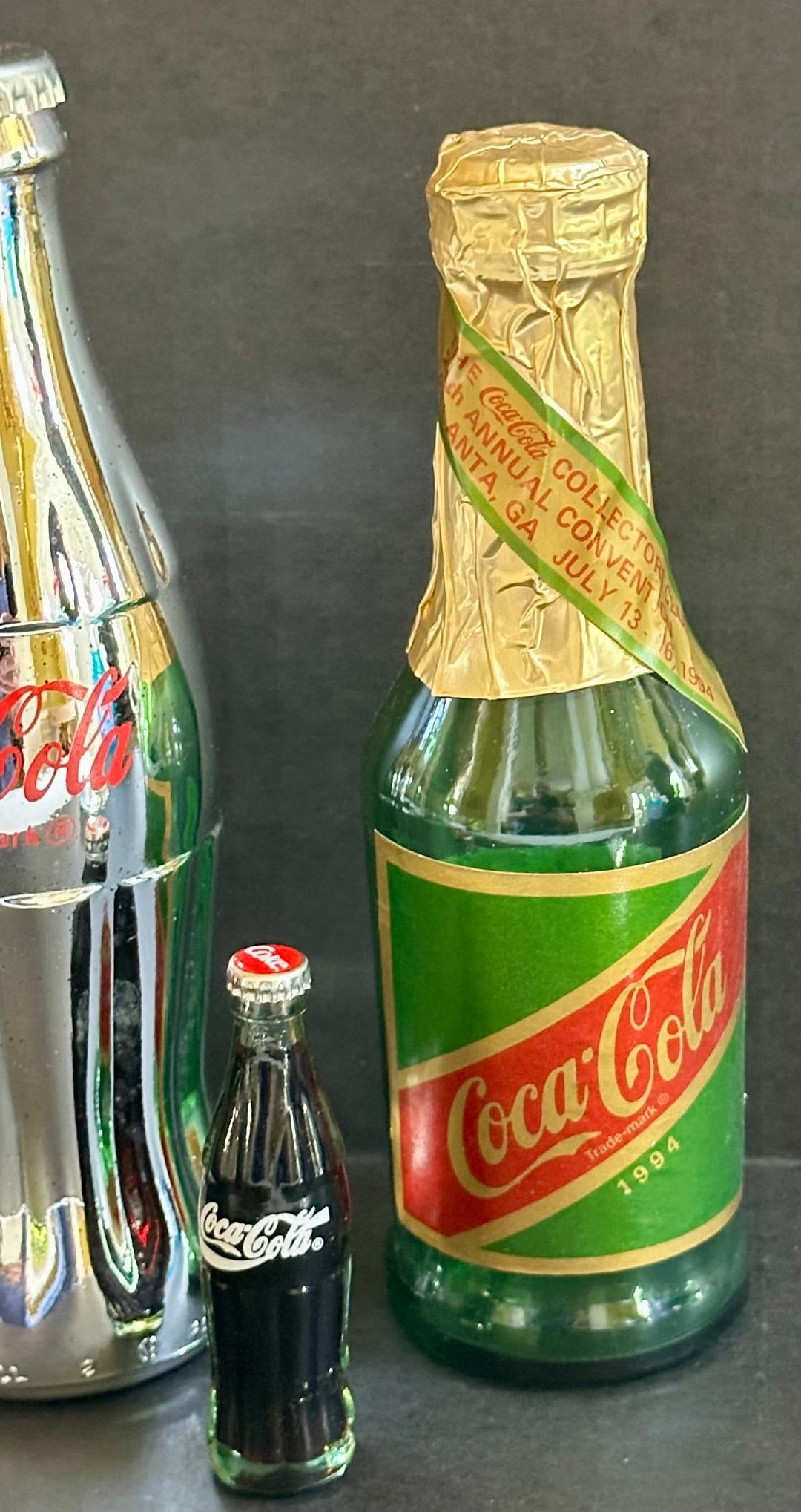 Lot of 3 Vintage Coca-Cola Collectors Bottles - 2