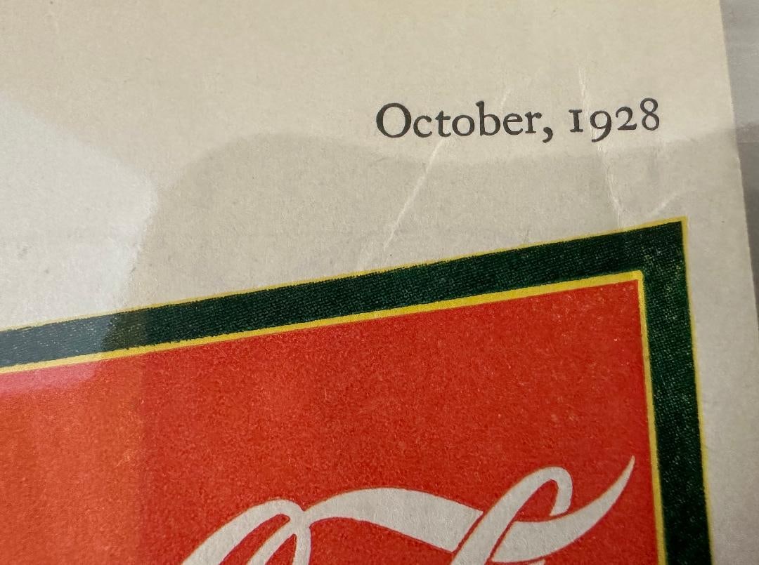 1928 Coca-Cola, Ladies Home Journal Advertisement in Plastic - 2