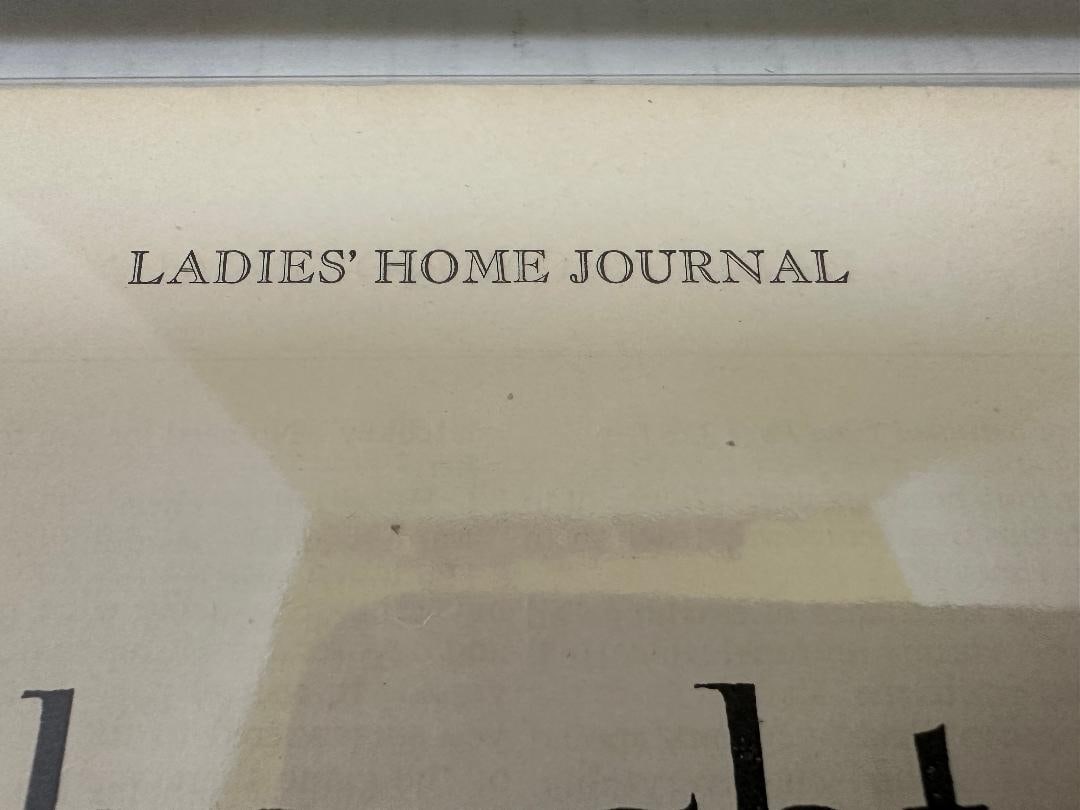 August 1928 Coca-Cola, Ladies Home Journal Advertisement in Plastic - 3