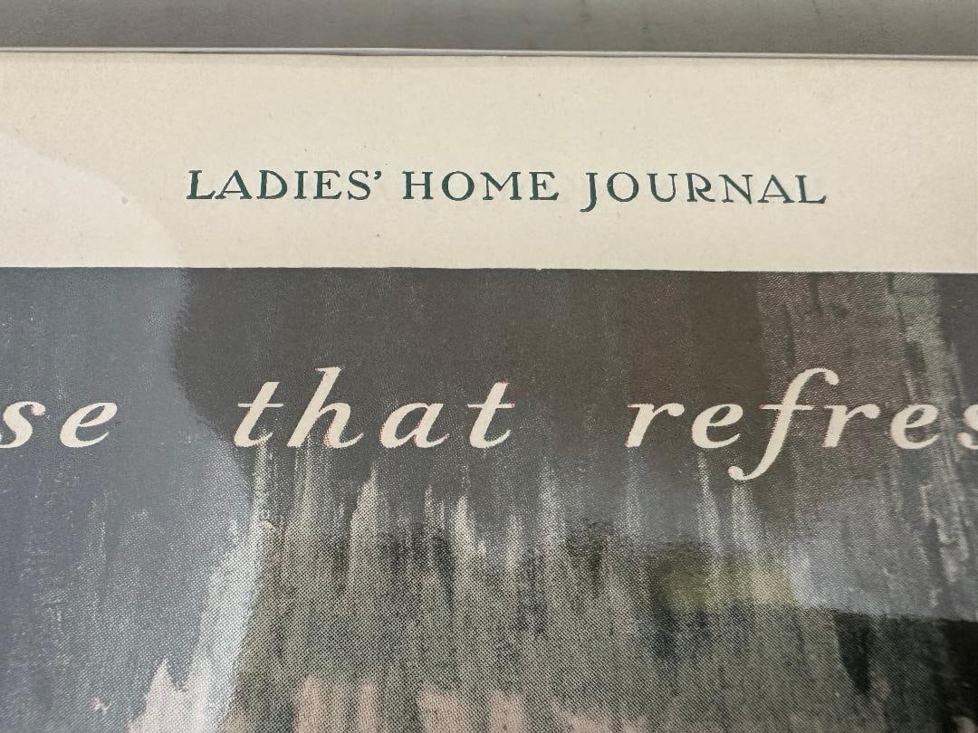 1931 Coca-Cola, Ladies Home Journal Advertisement in Plastic - 3