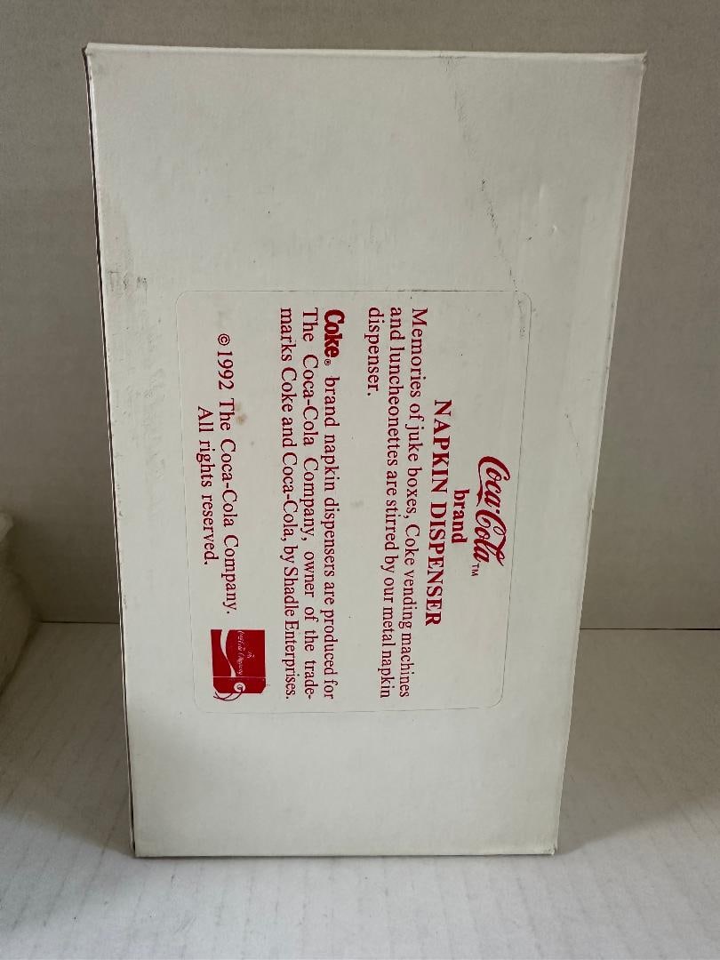 Vintage 1992 Coca-Cola "Diner Days"? Napkin Holder in - 7