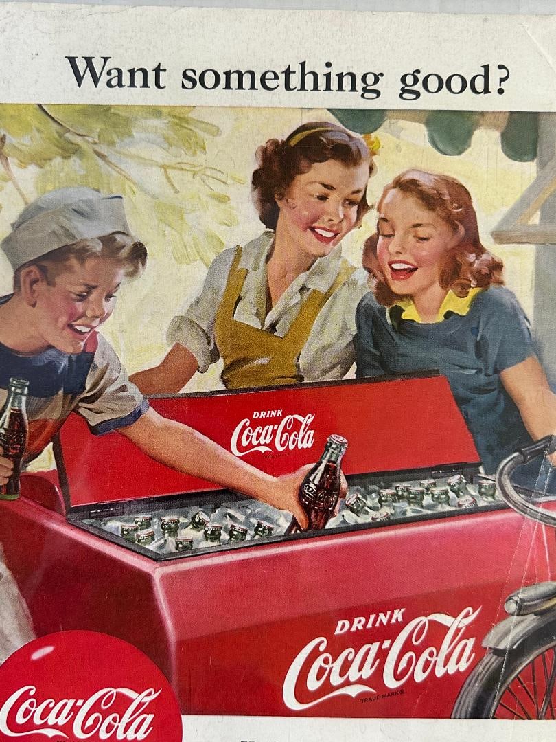 1951 Vintage Ladies Home Journal, COCA-COLA Advertisement in Plastic - 3