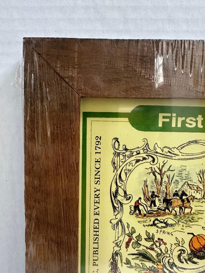 Framed/Sealed in Plastic THE OLD FARMERS ALMANAC 1792 Print - 4