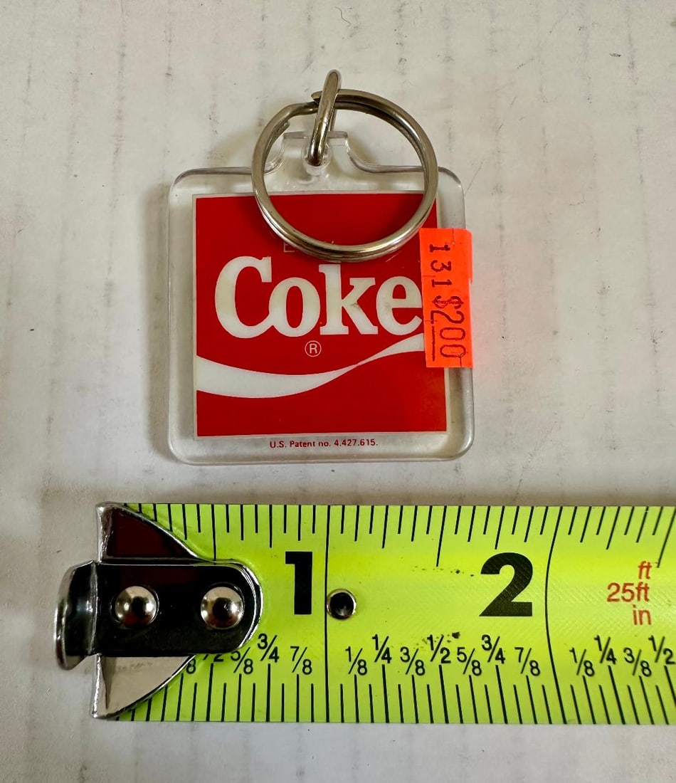 Lot of 6 Vintage Coca-Cola 100 CENTENNIAL CELEBRATION Keychains - 2