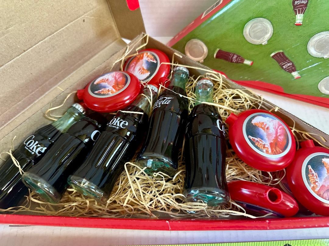 Lot of 2 Vintage 1993 Coca-Cola CHRISTMAS LIGHT SET in Original Boxes - Untested - 2