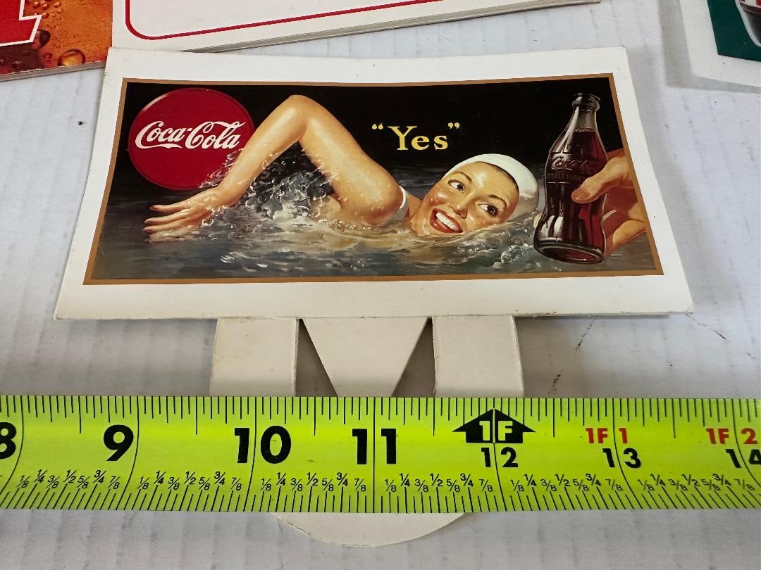 Lot of 16 Vintage Coca-Cola/Sprite Advertisement Signs - 2
