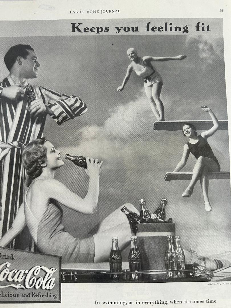 1934 Coca-Cola Advertisement in Plastic, Ladies Home Journal - 2