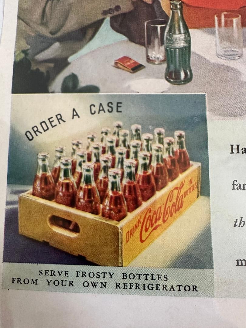 1937 Drink Coca-Cola Advertisement in Plastic - 4