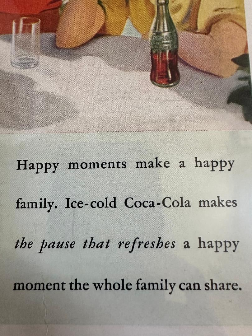1937 Drink Coca-Cola Advertisement in Plastic - 5