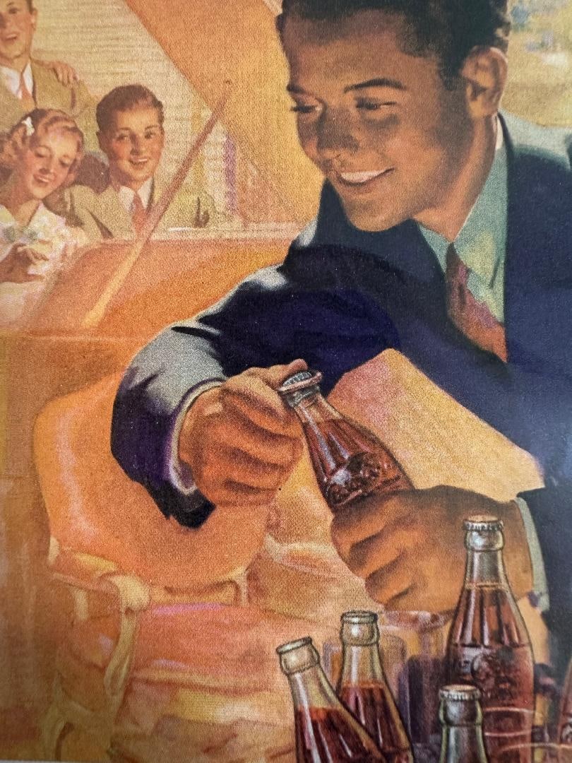 1937 Drink Coca-Cola Advertisement in Plastic, GOOD HOUSEKEEPING - 2