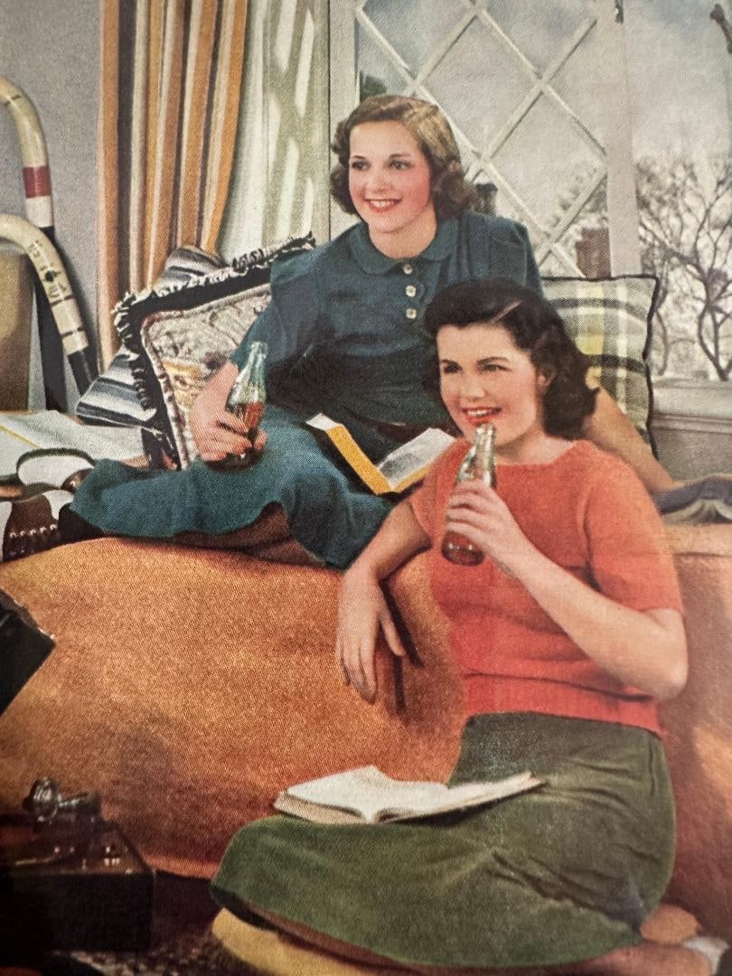 1939 Coca-Cola Advertisement in Plastic, GOOD HOUSEKEEPIN - 2
