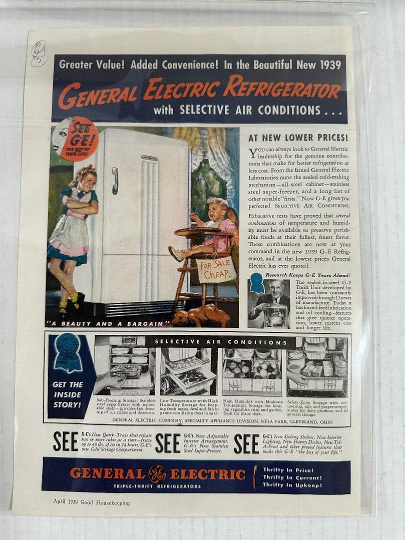 1939 Coca-Cola Advertisement in Plastic, GOOD HOUSEKEEPIN - 5