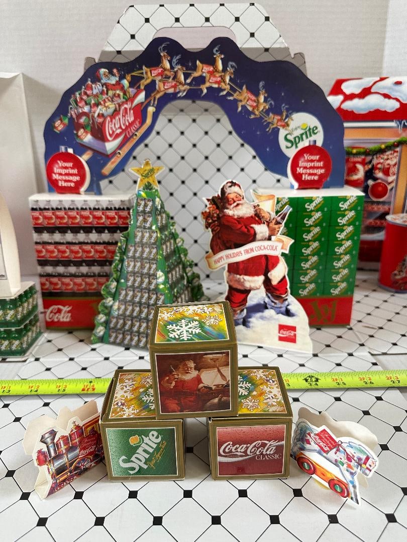 Lot of 2 Vintage 1992 Coca-Cola Store Displays with Planning Guides - 6