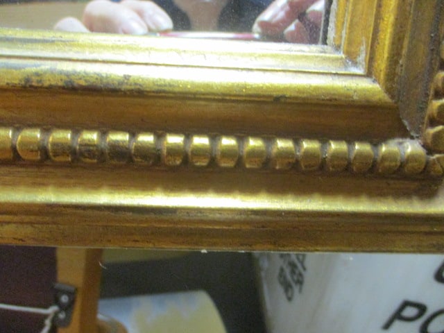 Vintage Beveled Edge and Gilded Gold Frame Wall Mirror - 2