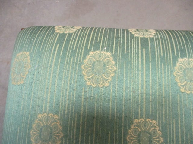 Vintage Chippendale Style Upholstered Bench with Ball and Claw Feet - 3