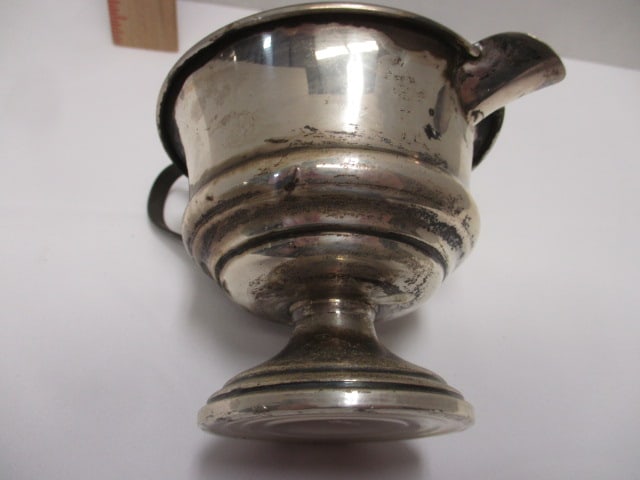 Vintage Weighted Sterling Creamer - 2