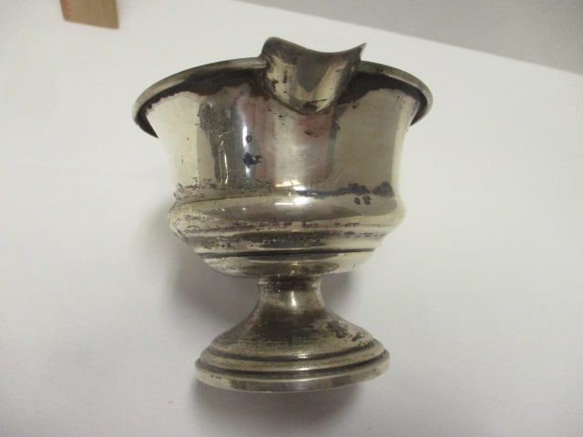 Vintage Weighted Sterling Creamer - 4
