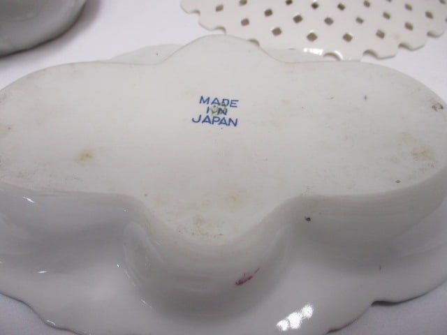 Collection of Vintage Japanese Porcelain Trinket Dishes - 2