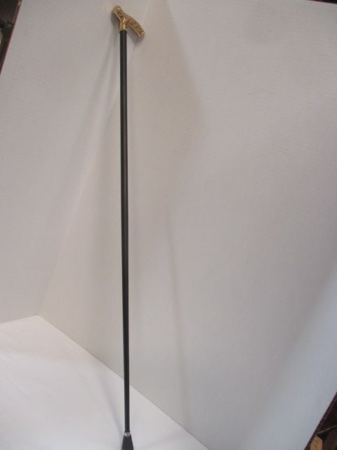 Vintage Bridges Brass Handle Cane - 2