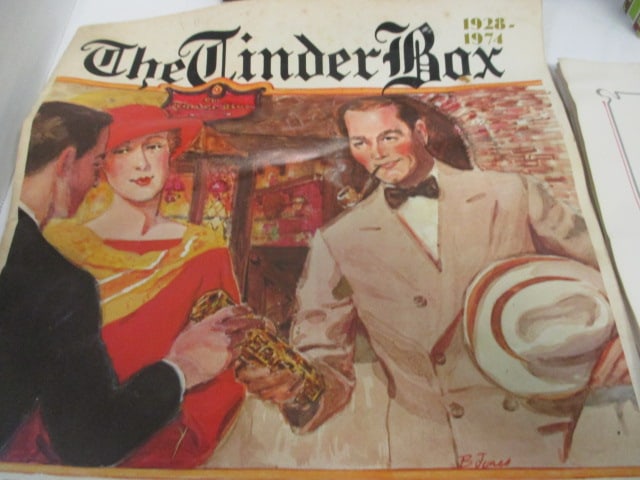 1974 "The Tinder Box" Magazine, Macanudo Cigar Box, and 3 Vintage Car - 3