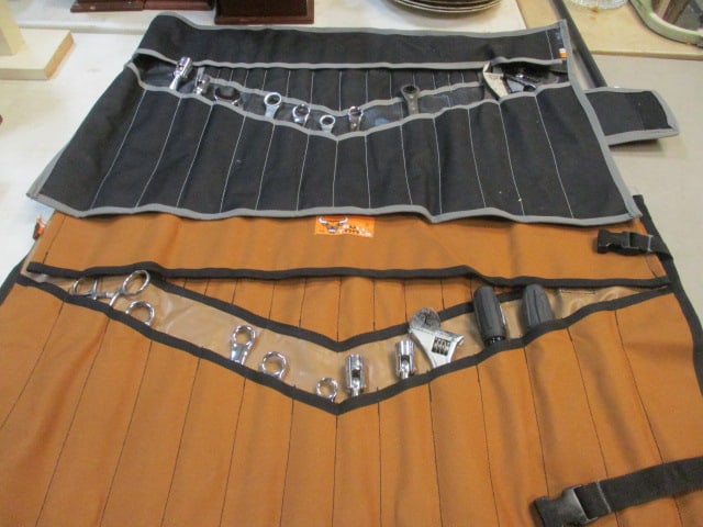 2 Canvass Tool Rolls with Screwdrivers, Wrenches, and Pliers (1 of 7)
