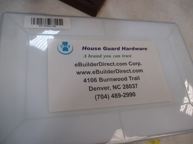 House Guard Hardware SC Rekey Kit - 3