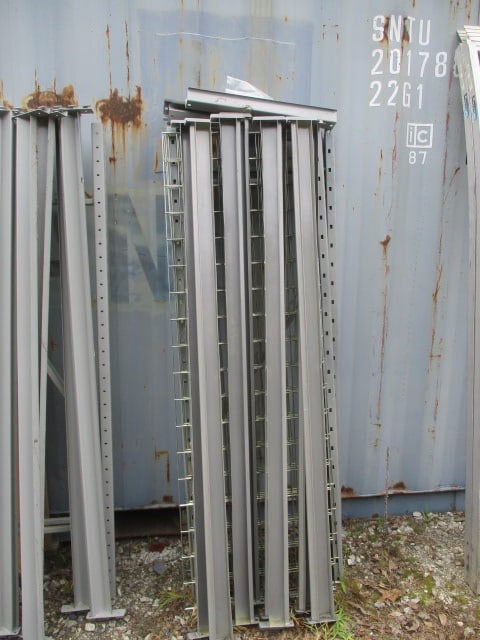 Industrial Warehouse Metal Shelving with Wire Shelves: 6' x 6' x22" , Local Pickup Only