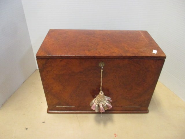 Antique 1860s Walnut Campaign Desk - 9