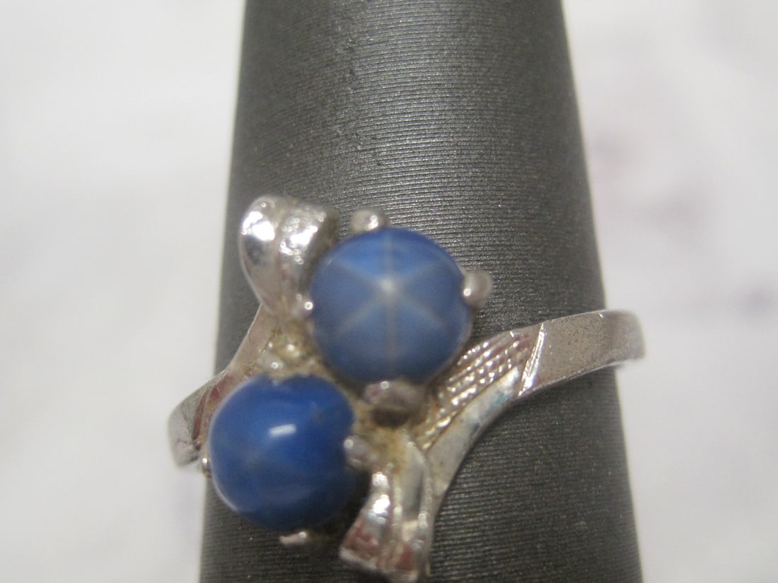 Sterling Silver Star Sapphire Ring - 2