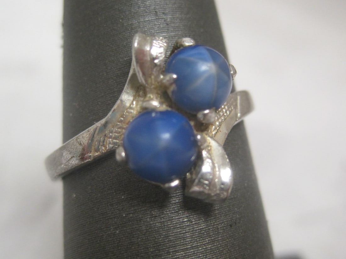 Sterling Silver Star Sapphire Ring - 3