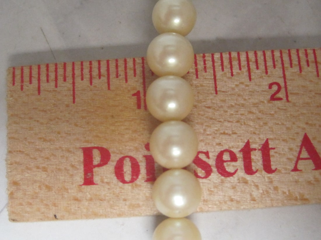 18" Vintage Richelieu Faux Pearl Necklace - 6