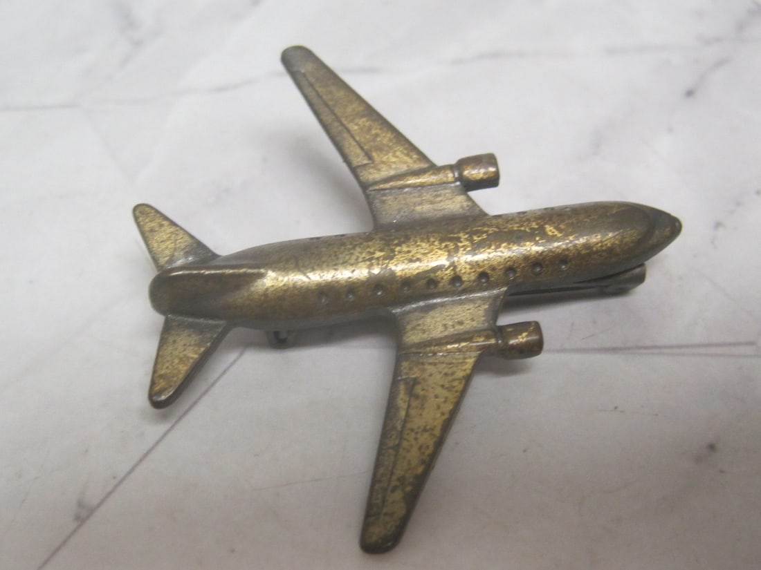 Vintage JJ Airplane Brooch (1 of 5)