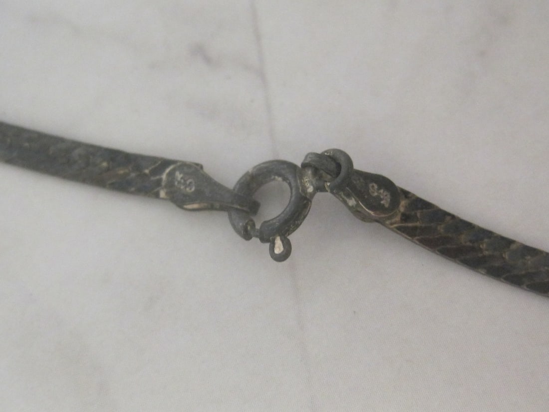 30" Sterling Silver Herringbone Chain - 3