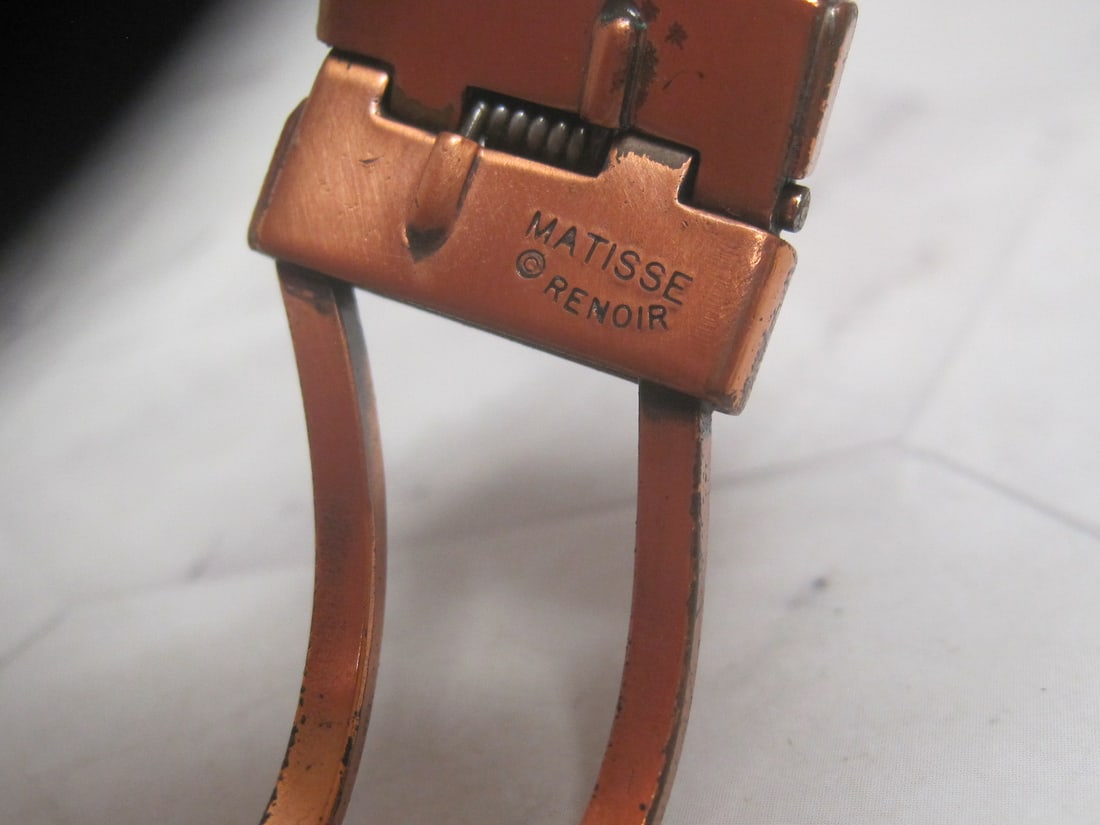 1950's Matisse Renoir Clamper Bracelet - 4