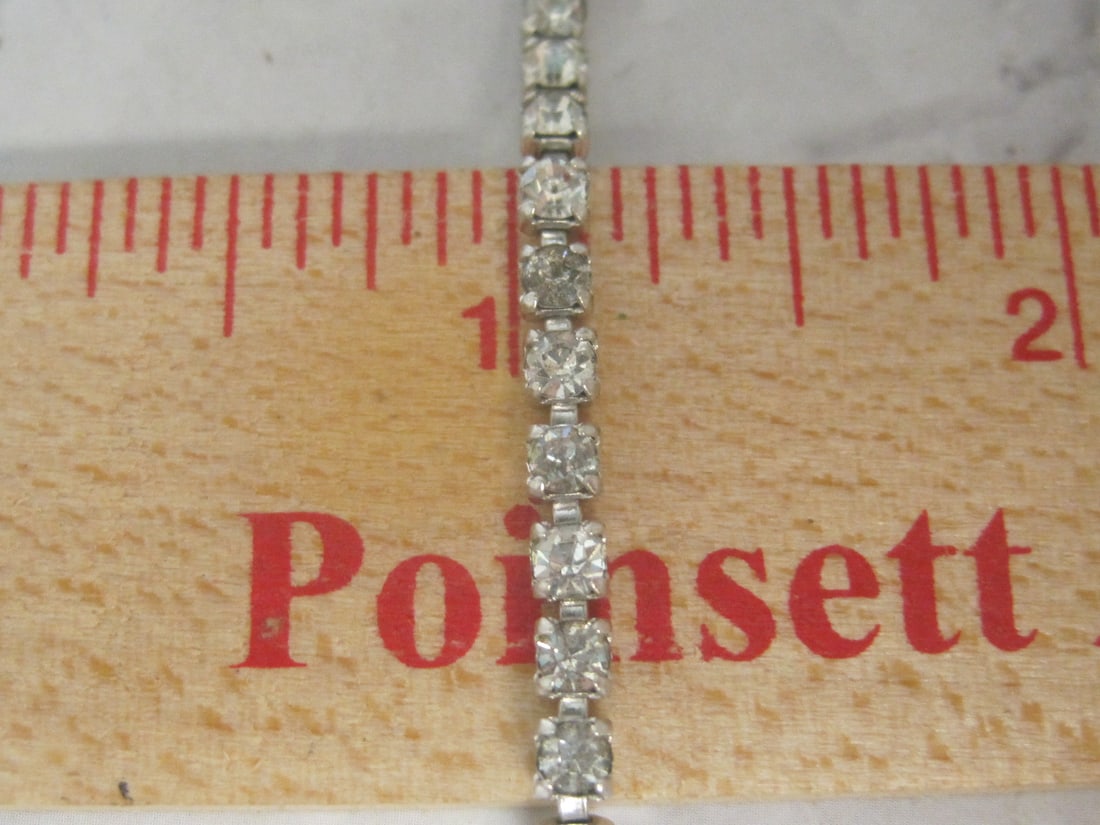 Vintage Kramer of NY Rhinestone Necklace - 7