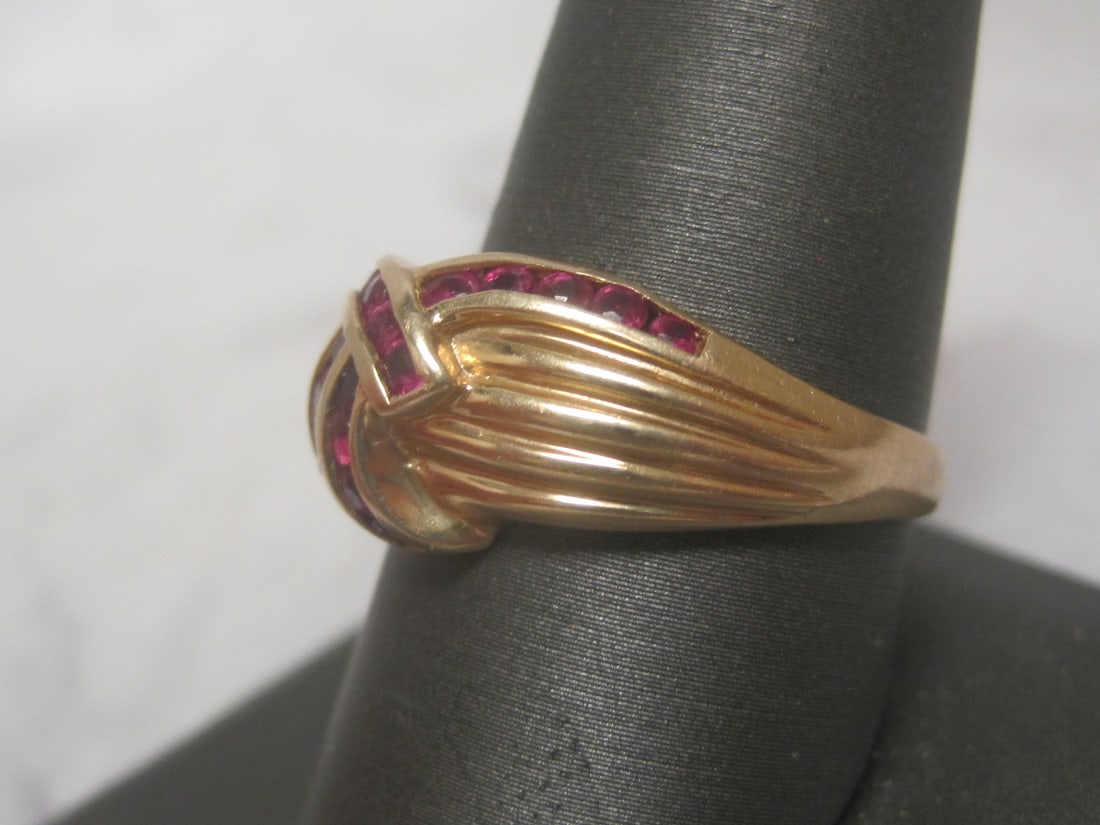 14k Gold Ruby Ring - 2