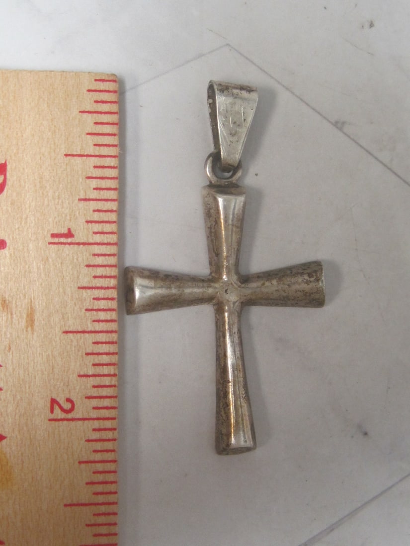 Sterling Silver Cross Pendant - 4