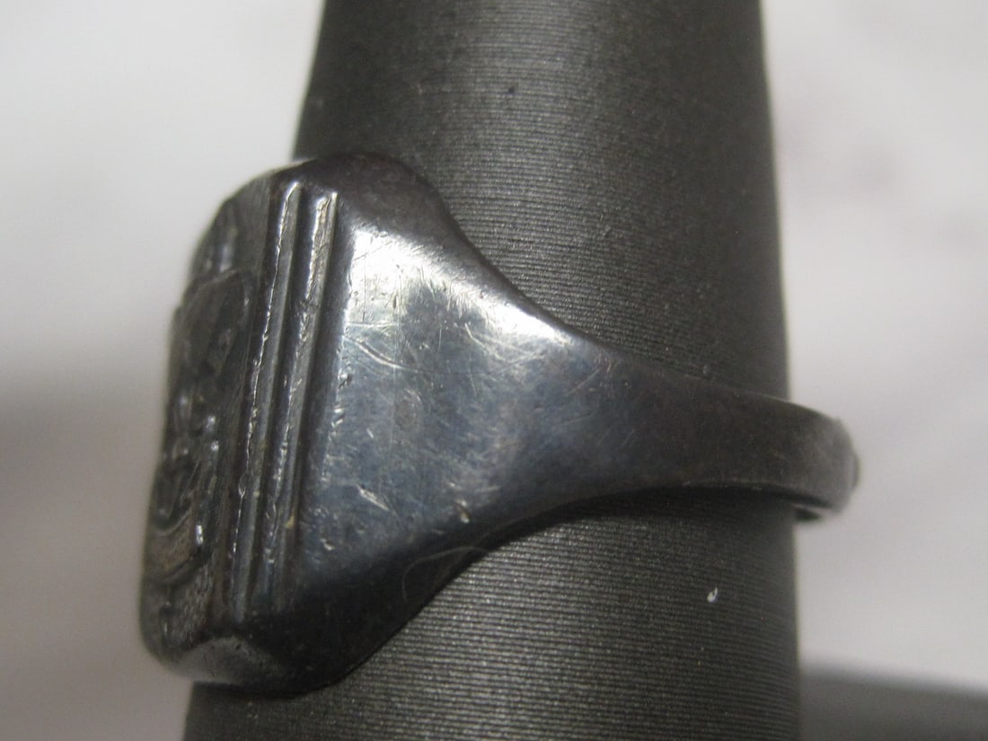 Antique Sterling Silver Boy Scout Ring - 2