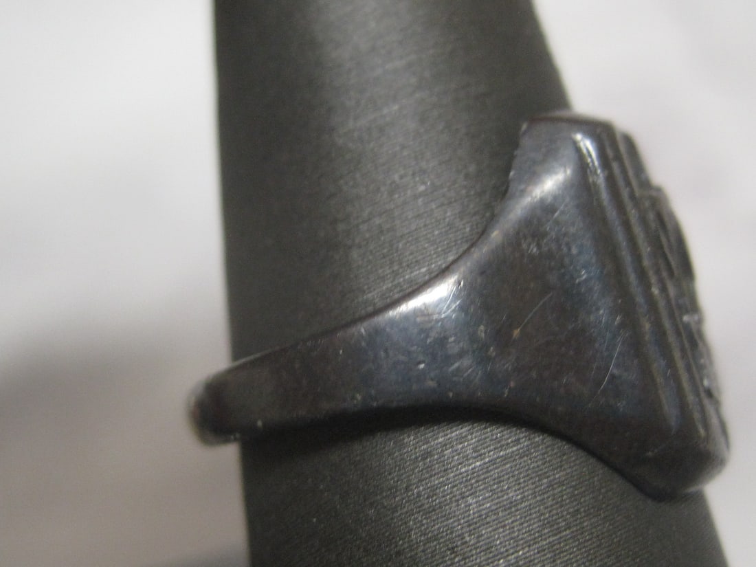 Antique Sterling Silver Boy Scout Ring - 3
