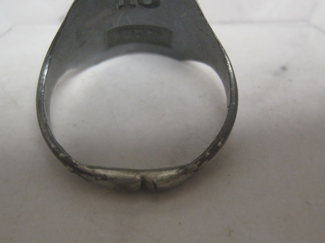 Antique Sterling Silver Boy Scout Ring - 4