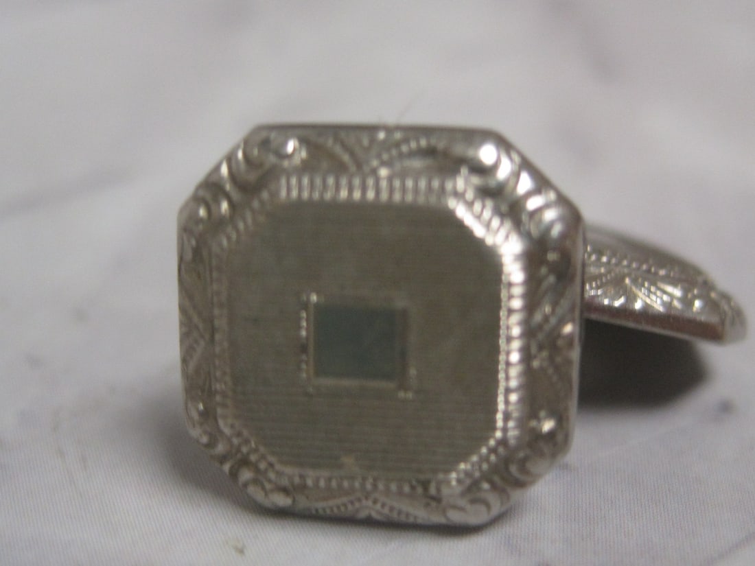 Platinum Front Cuff Link - 2