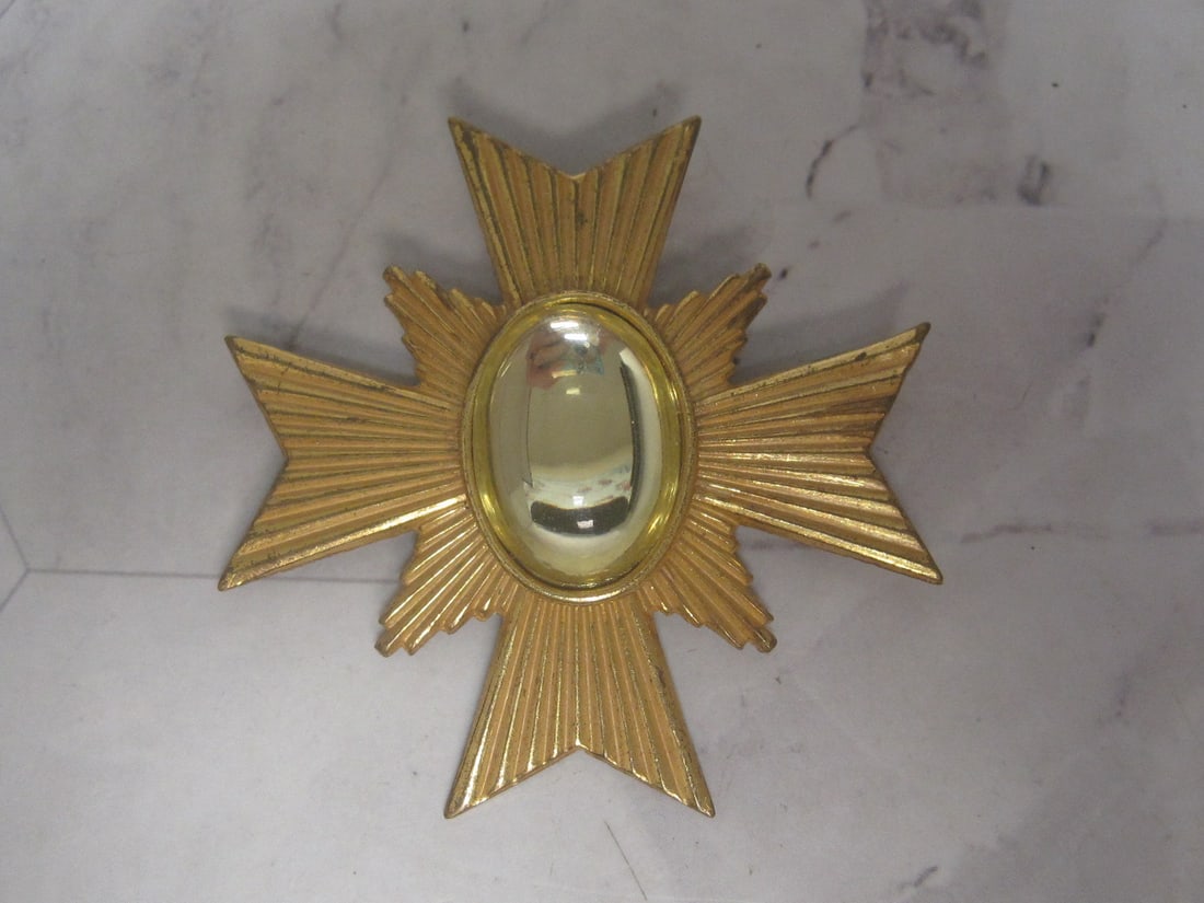 Vintage Miriam Haskell Maltese Cross Brooch (1 of 5)
