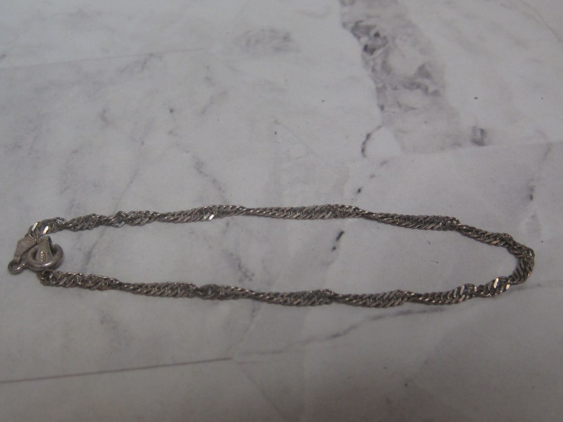 7" Sterling Silver Bracelet (1 of 4)