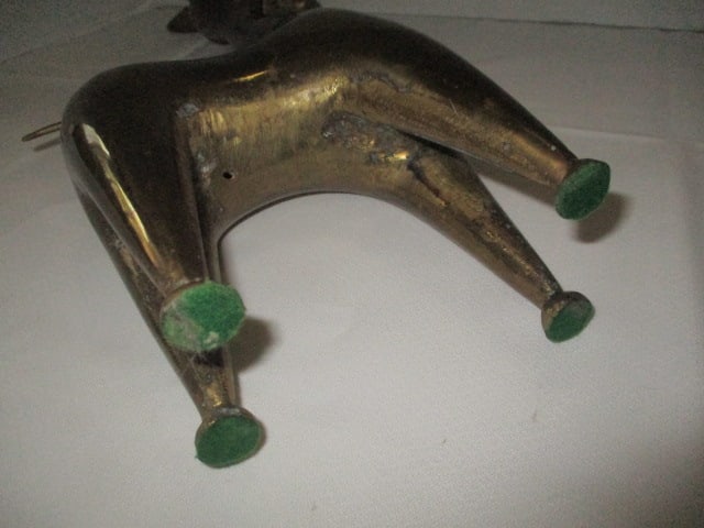 Heavy Brass Donkey Figure - 4