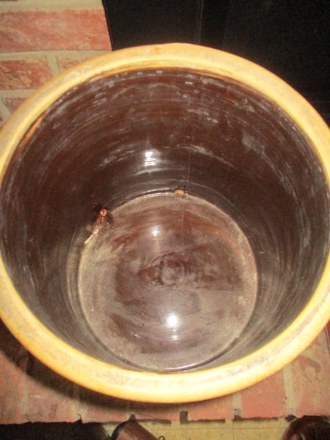 Vintage 3 Gallon Salt Glaze Stoneware Crock - 2