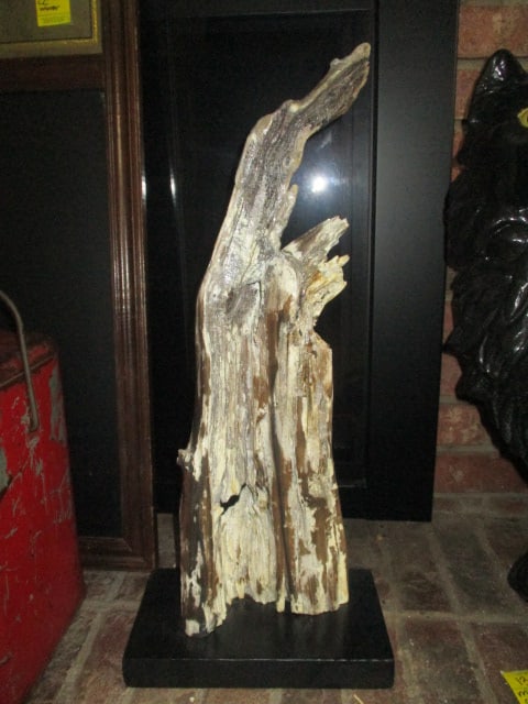 White Washed Cypress Knot Statue: 22"h, Local Pickup Ony